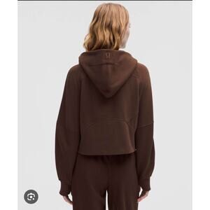 NWT Lululemon oversized scuba FULL ZIP LAVA CAKE RARE AUS ONLY XS/S